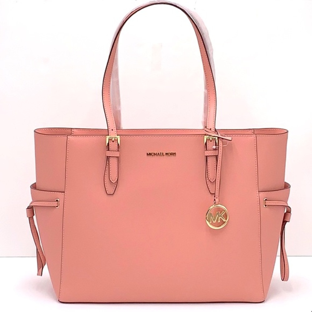 MICHAEL KORS 
Gilly Large Saffiano Leather Tote Bag PRIMROSE COLOR